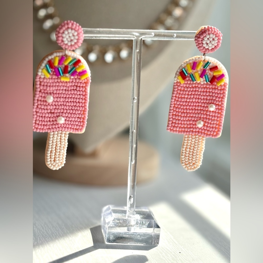 🌟BUY 1 GET 1 FREE🌟 BRAND NEW Beaded Popsicle Earrings